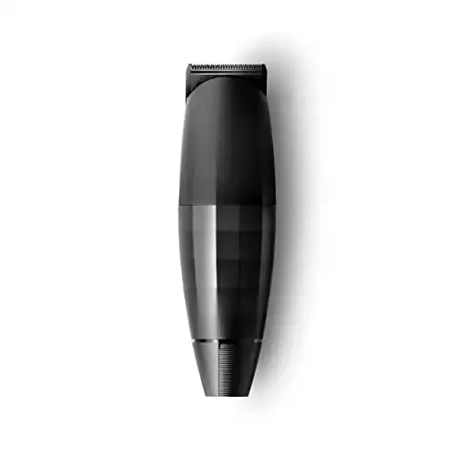 Beard Trimmer by Bevel, Clippers for Men, Limited Edition, Cordless, Rechargeable, 8 Hour Battery Life, ToolFree, Zero Gap Dial, High Power, 6Mo Standby, Black, 1 Count